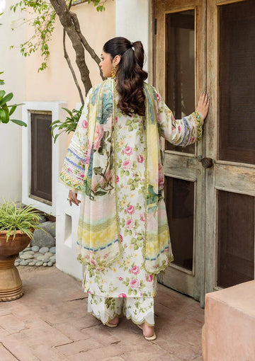 Elaf Premium ECD-5A Gladiolus Grace Elaf Prints With Chiffon Dupatta 2025